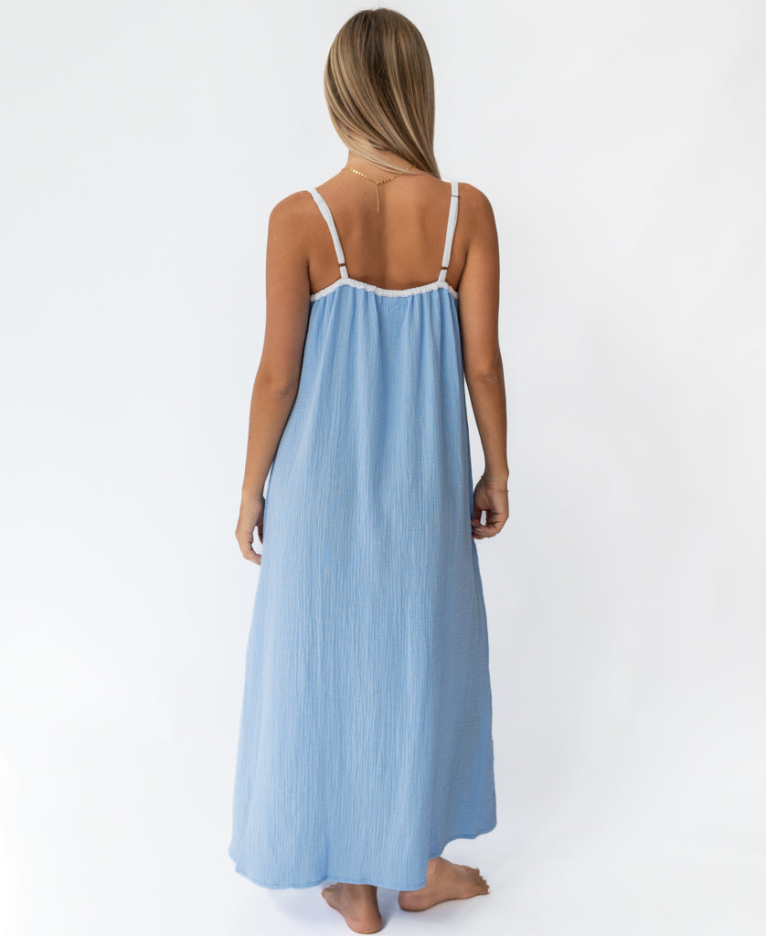 Camilla Maxi | Finch / White