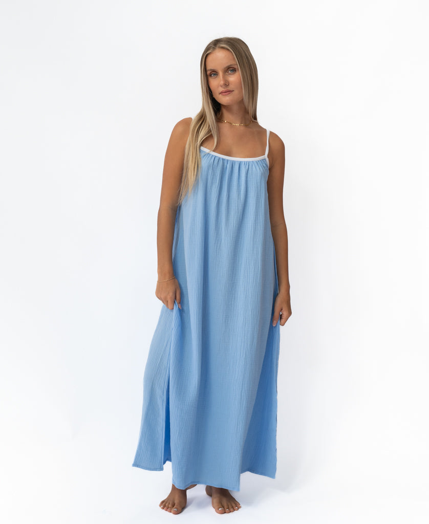 Camilla Maxi | Finch / White