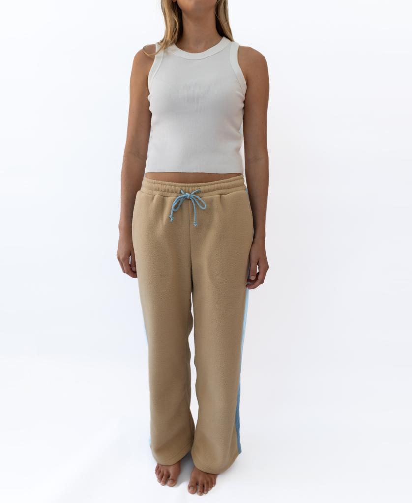 Connie Pant | Beige/Azure