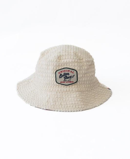 El Noggino Cord Bucket Hat | Off White