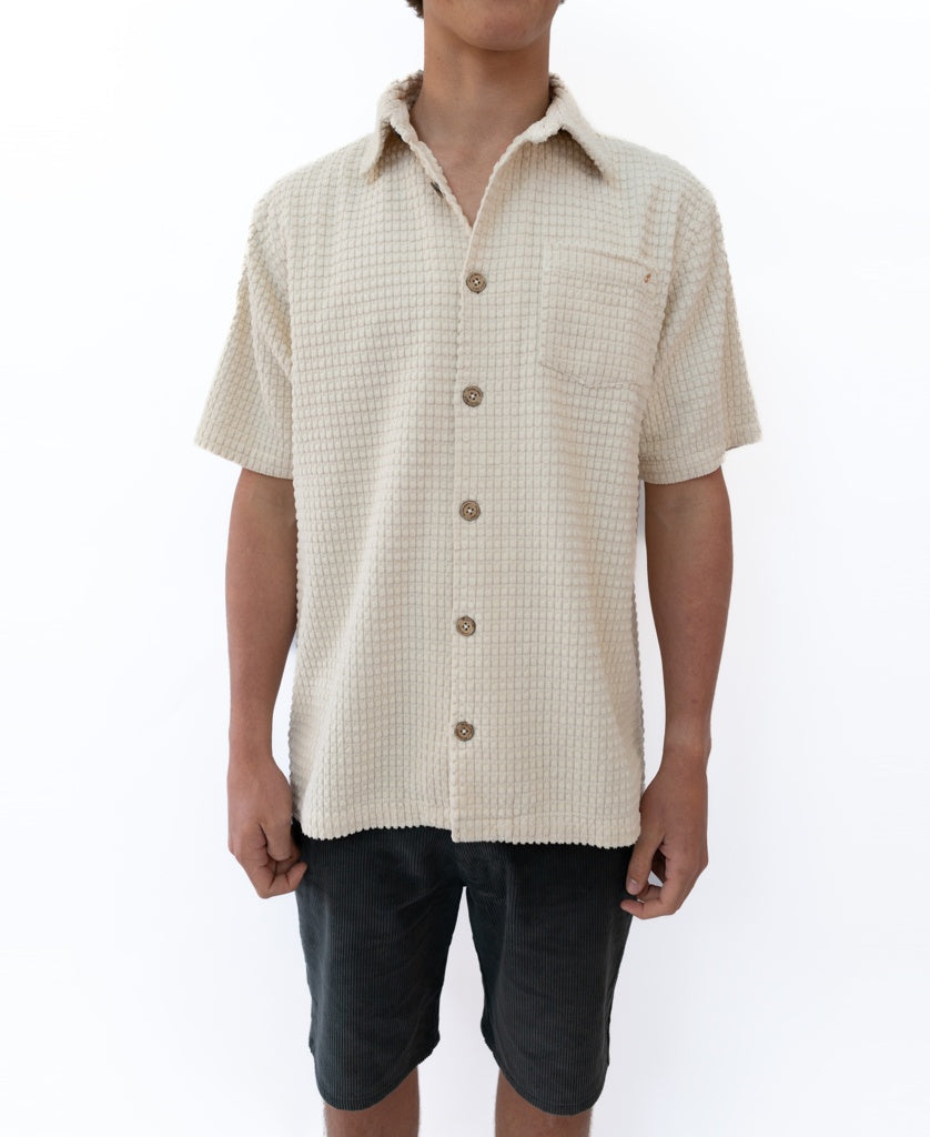 Golden Breed El Shirto Cord Shirt | Off White - Shirts