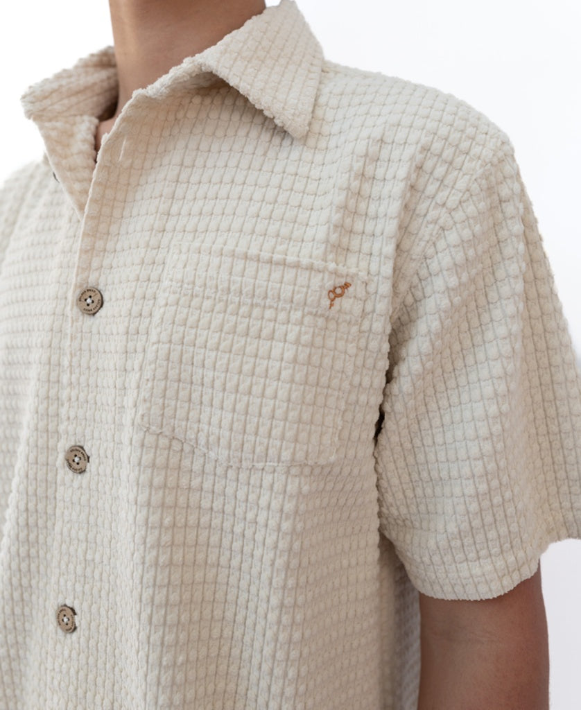 Golden Breed El Shirto Cord Shirt | Off White - Shirts