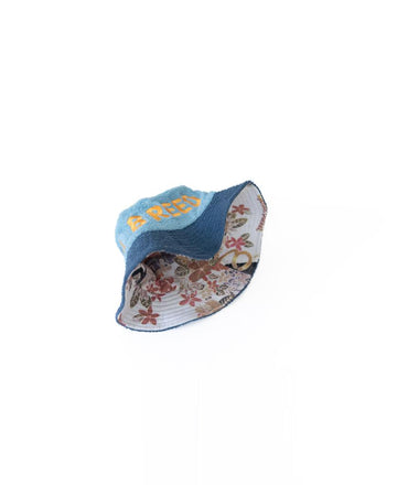 Ferry Terry Bucket Hat Azure Blue