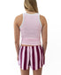 Flick Ringer Tank | Baby Pink