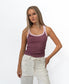 Flick Ringer Tank | Plum
