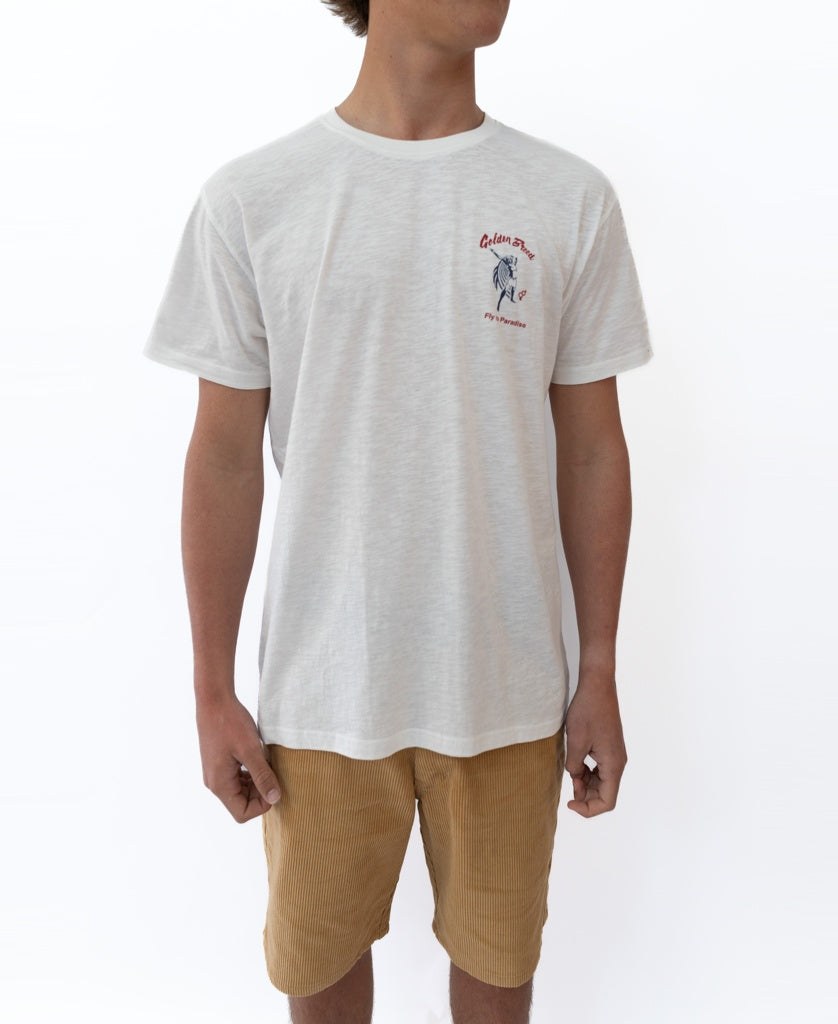 Golden Breed Fly Tee | Off White - T-Shirts