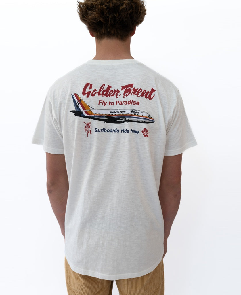 Golden Breed Fly Tee | Off White - T-Shirts