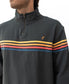Fort 1/4 Zip Sweater | Wash Black-Golden Breed