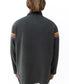 Fort 1/4 Zip Sweater | Wash Black-Golden Breed