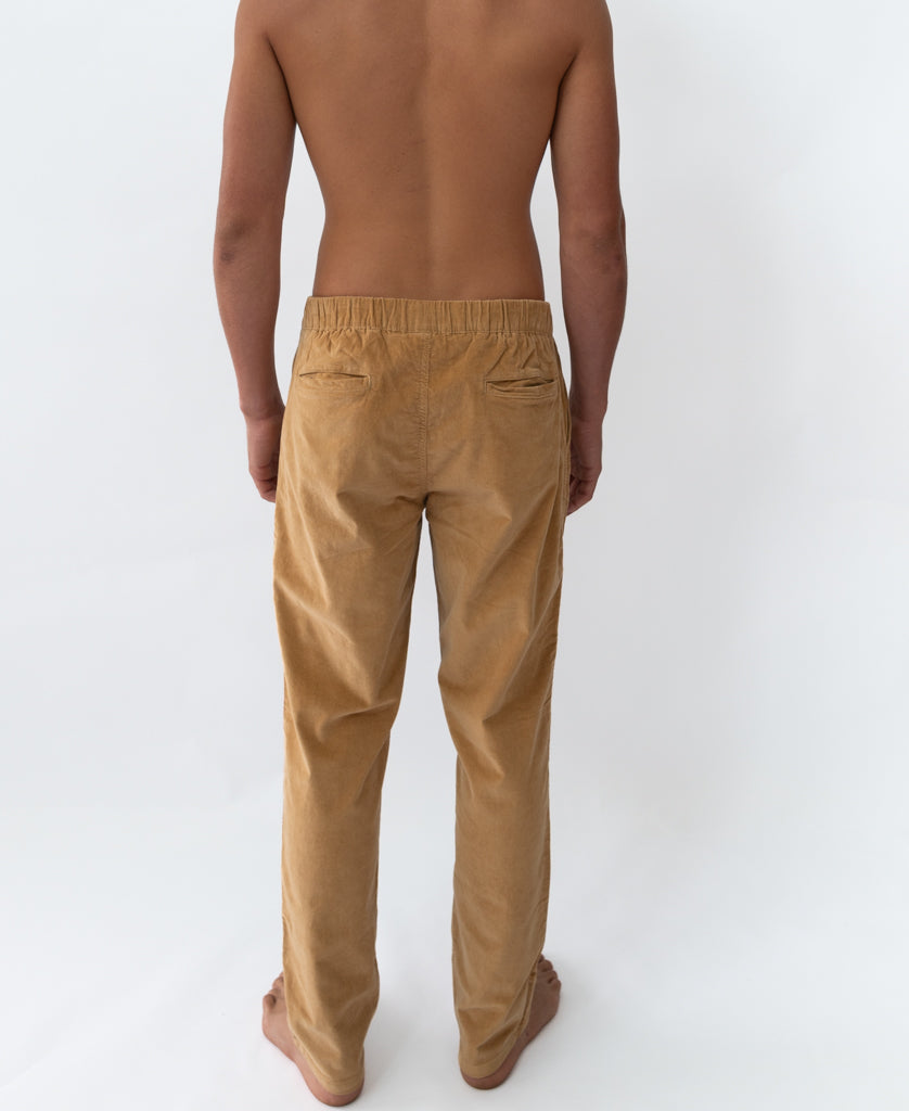 Fred Stretch Cord Pant | Dark Camel