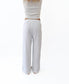 Gigi Retro Linen Pant | White