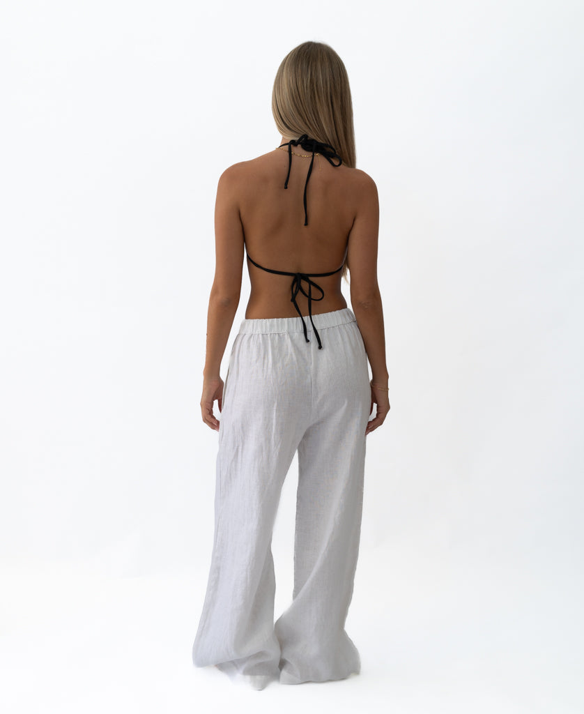 Golden Breed Gigi Linen Pant | White - Pants
