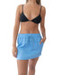 Gigi Linen Mini Skirt | Ocean