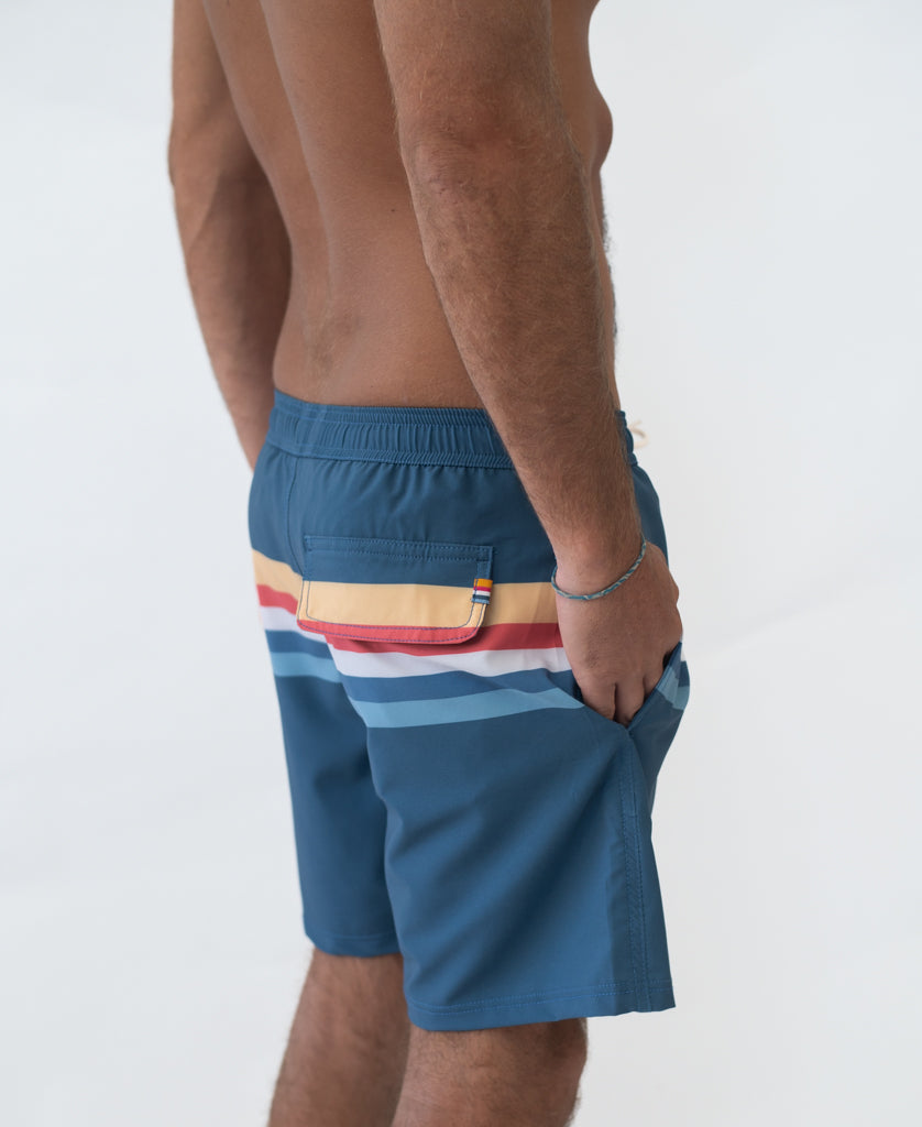 Golden Breed GoJo Elastic Waist Boardie | True Navy - Uncategorized