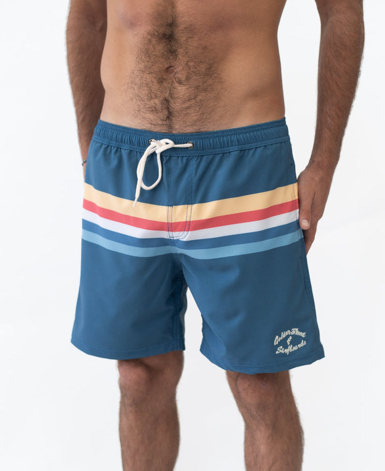 Golden Breed GoJo Elastic Waist Boardie | True Navy - Uncategorized