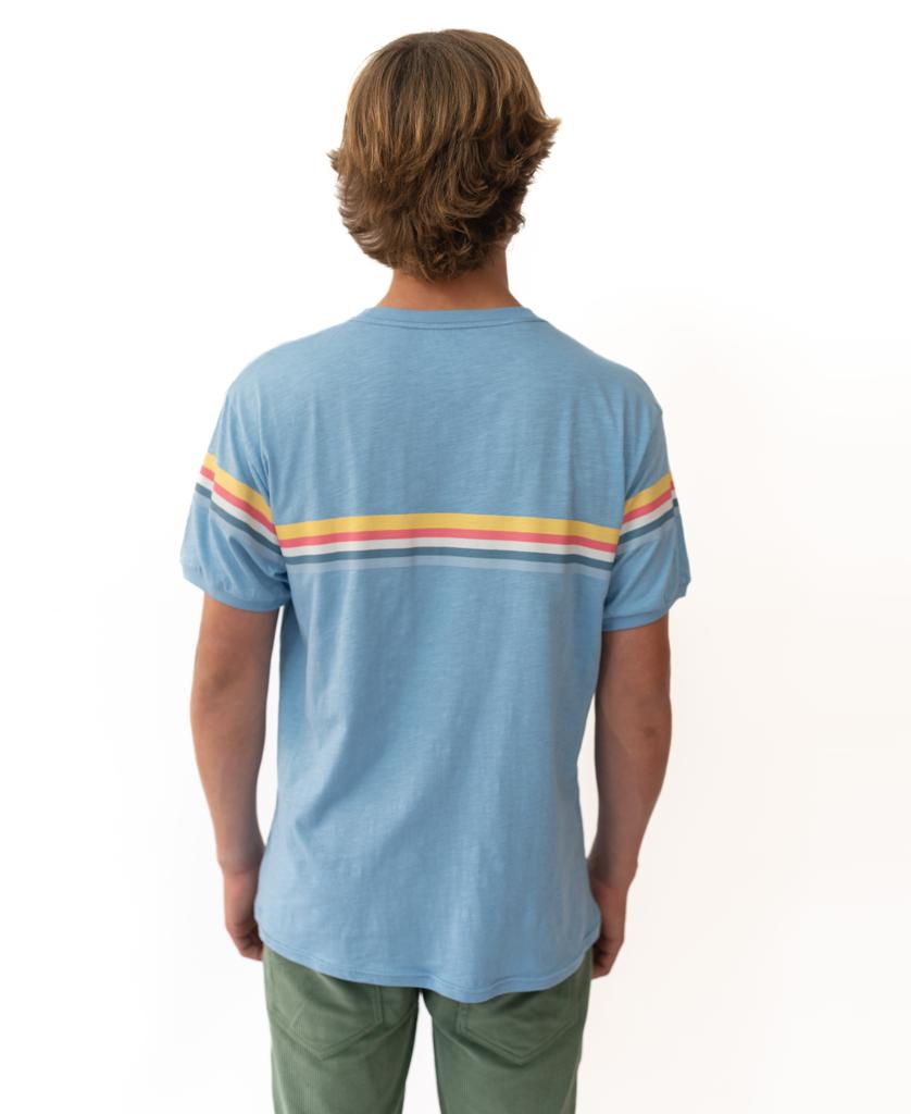 GoJo Ringer Tee | Azure Blue