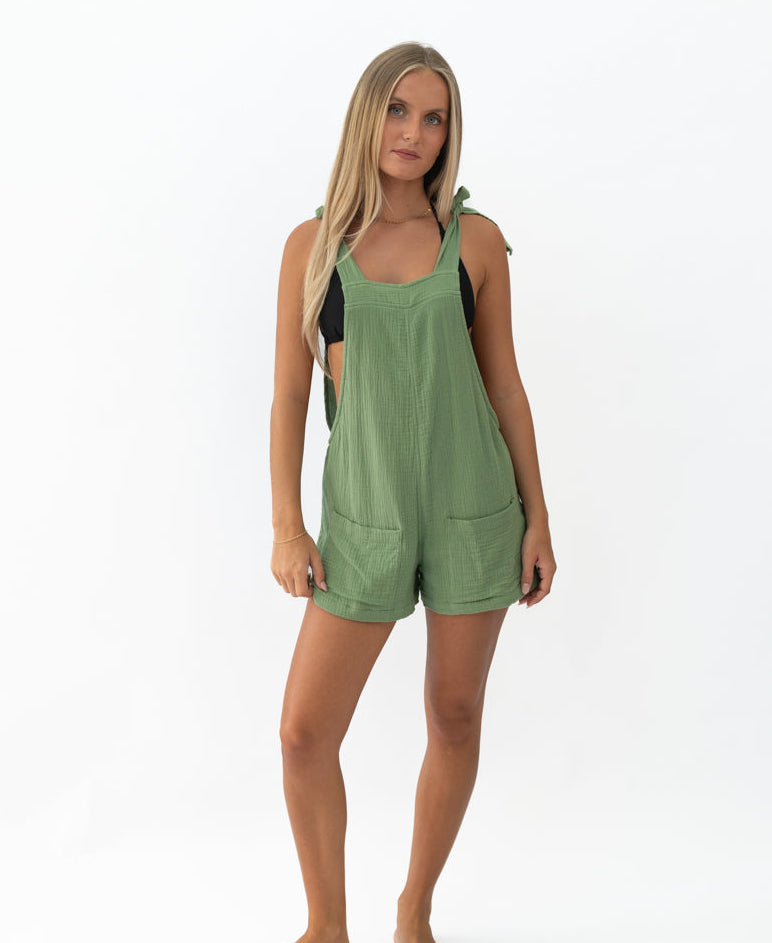 Jasmin Playsuit | Moss
