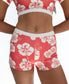 Jo Jo Short | Hibiscus Wash Red / Beige