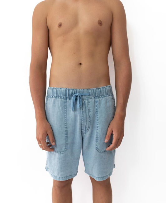 Linen Short | Blue