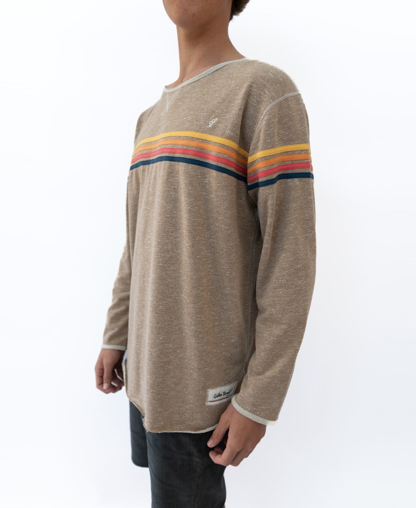 Golden Breed Long Island Rag Top | Coffee Marle - Sweatshirts