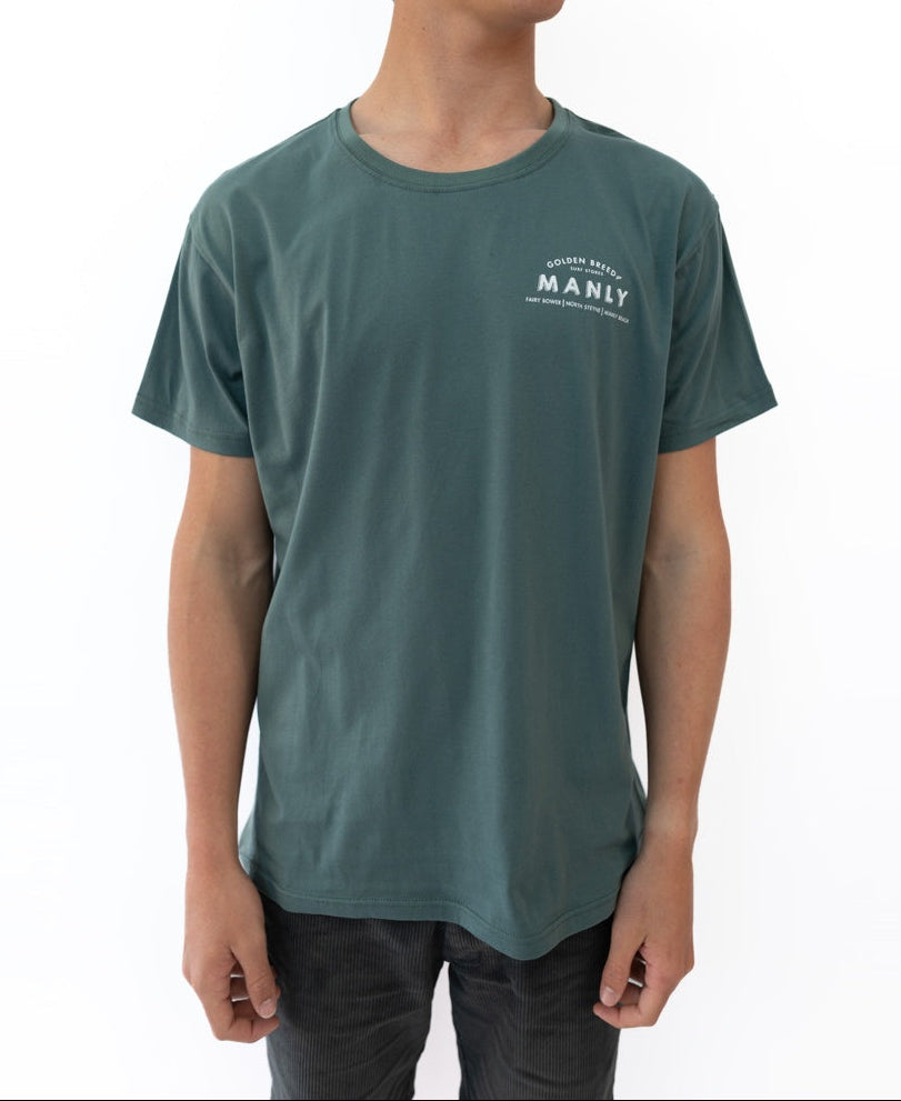 Manly Old School Tee | Fern
