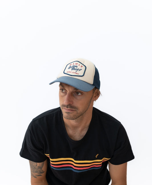 Manly Trucker Cap | Dark Denim
