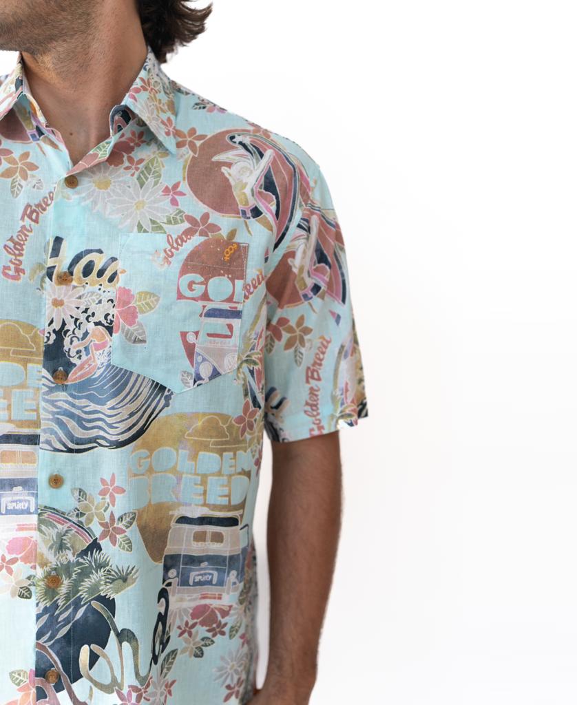 Maui Shirt | Turquoise