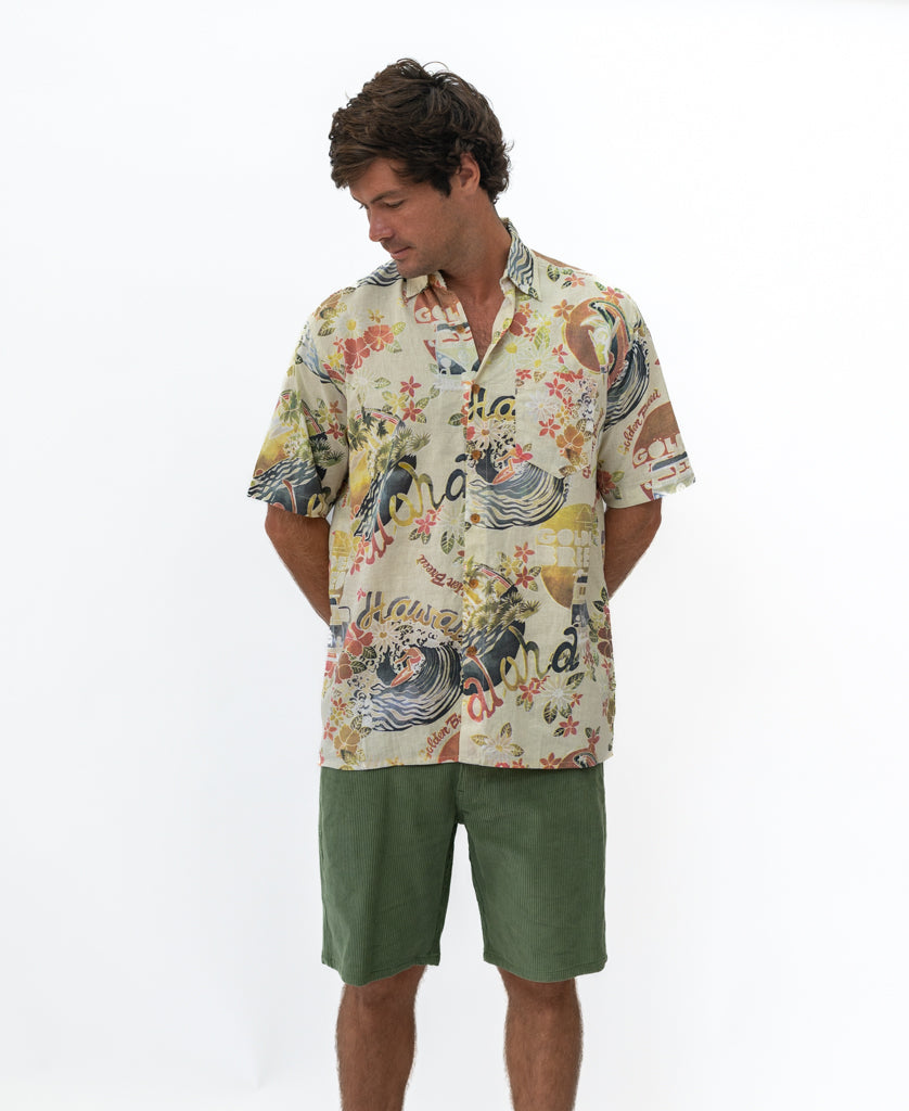 Golden Breed Maui Shirt | Off White - Shirts