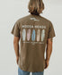 Noosa Boards Tee | Wash Brown