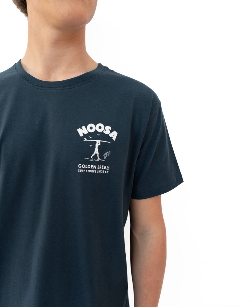 Golden Breed Noosa Shanty Tee | Navy - T-Shirts