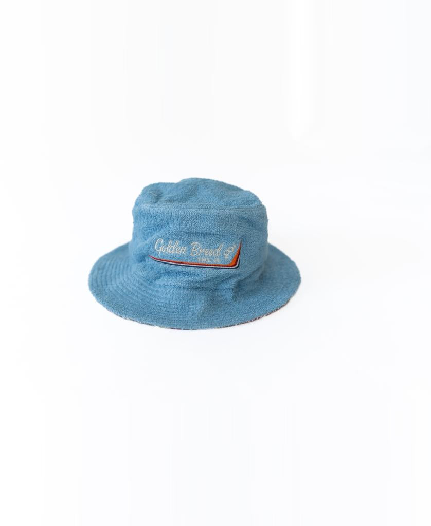 Norris Terry Bucket Hat | Azure Blue-Golden Breed