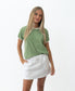 Gigi Linen Mini Skirt | White