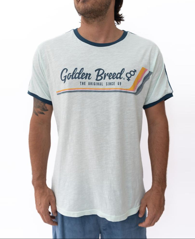 Retro Ringer Tee | Ice