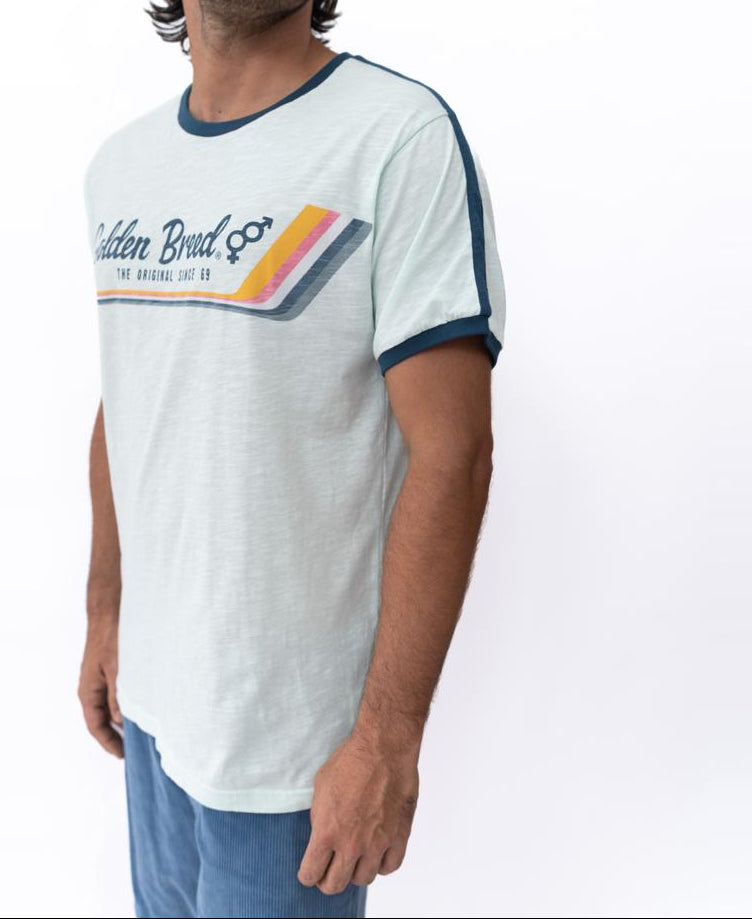 Retro Ringer Tee | Ice