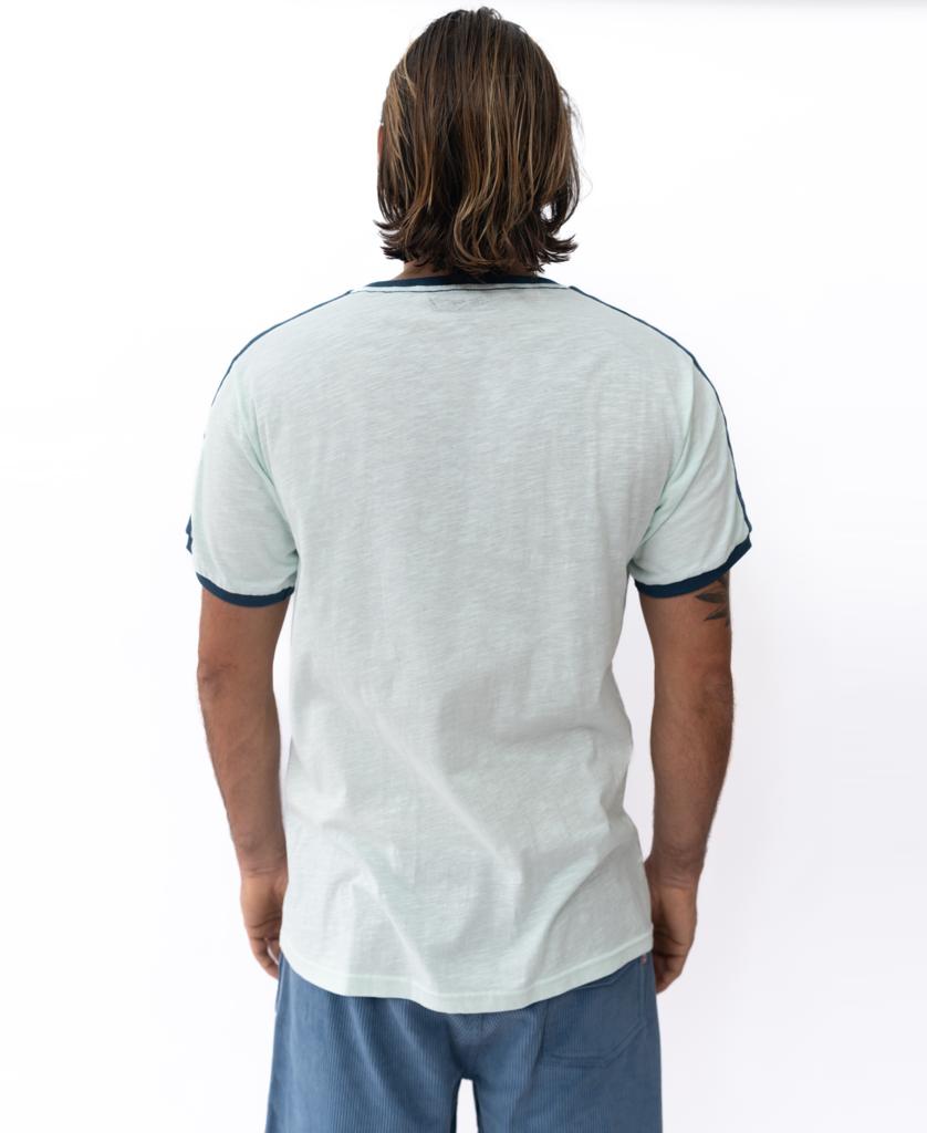 Retro Ringer Tee | Ice