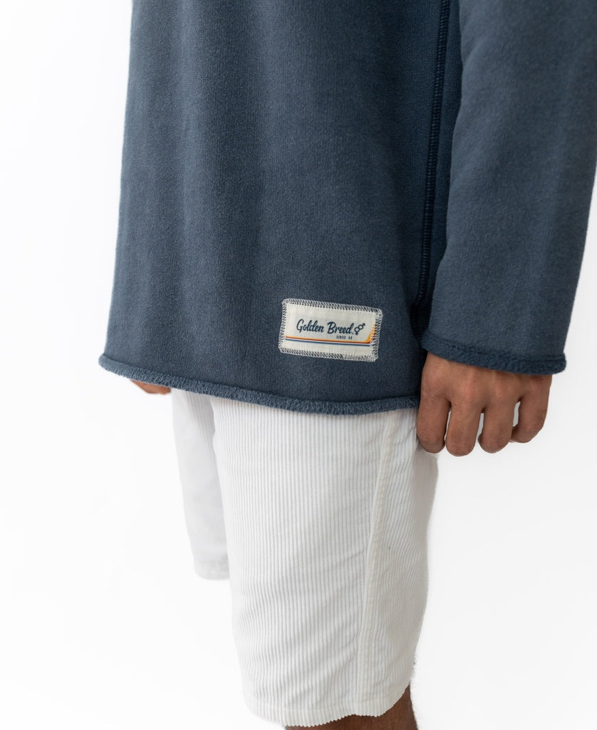 Rev Sweater | Vintage Navy-Golden Breed
