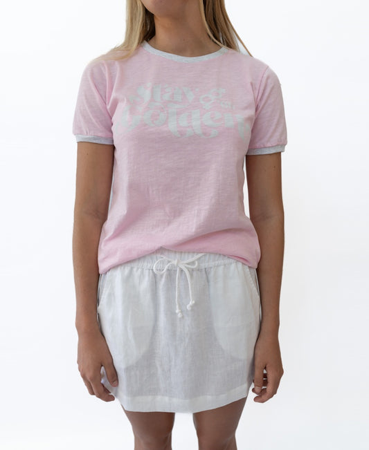 Stay Golden Ringer | Baby pink