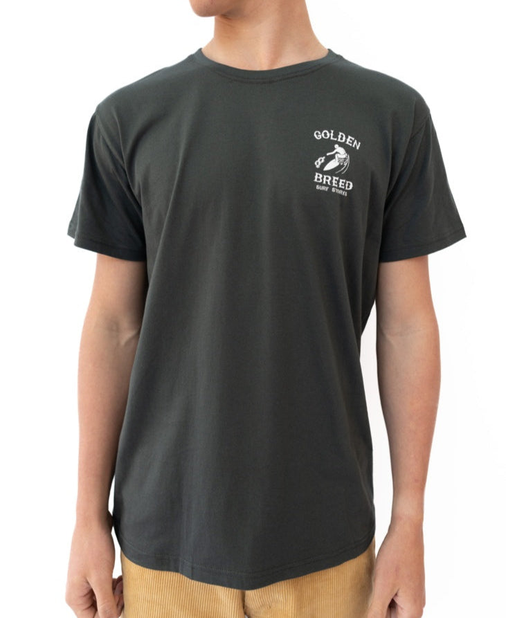 Surf Gang Tee | Wash Black