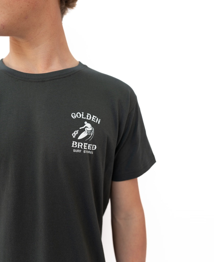 Surf Gang Tee | Wash Black