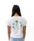 Surf Hibiscus Tee | White