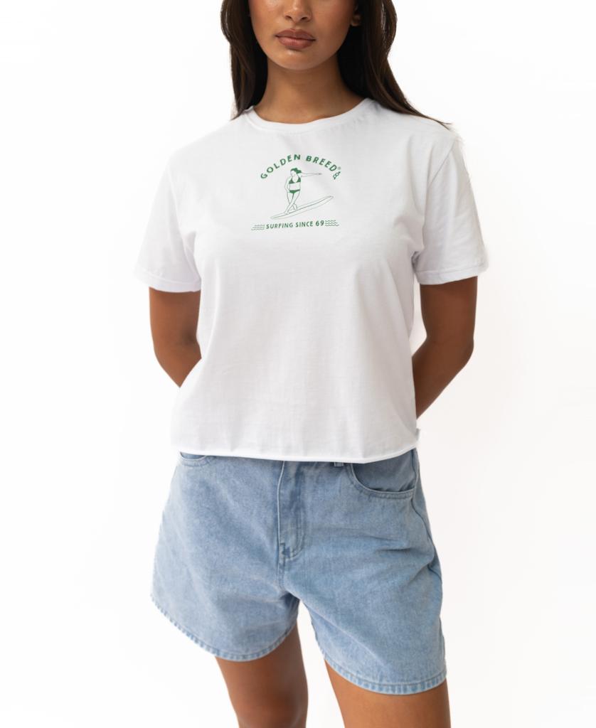 Surfer Girl Tee | White