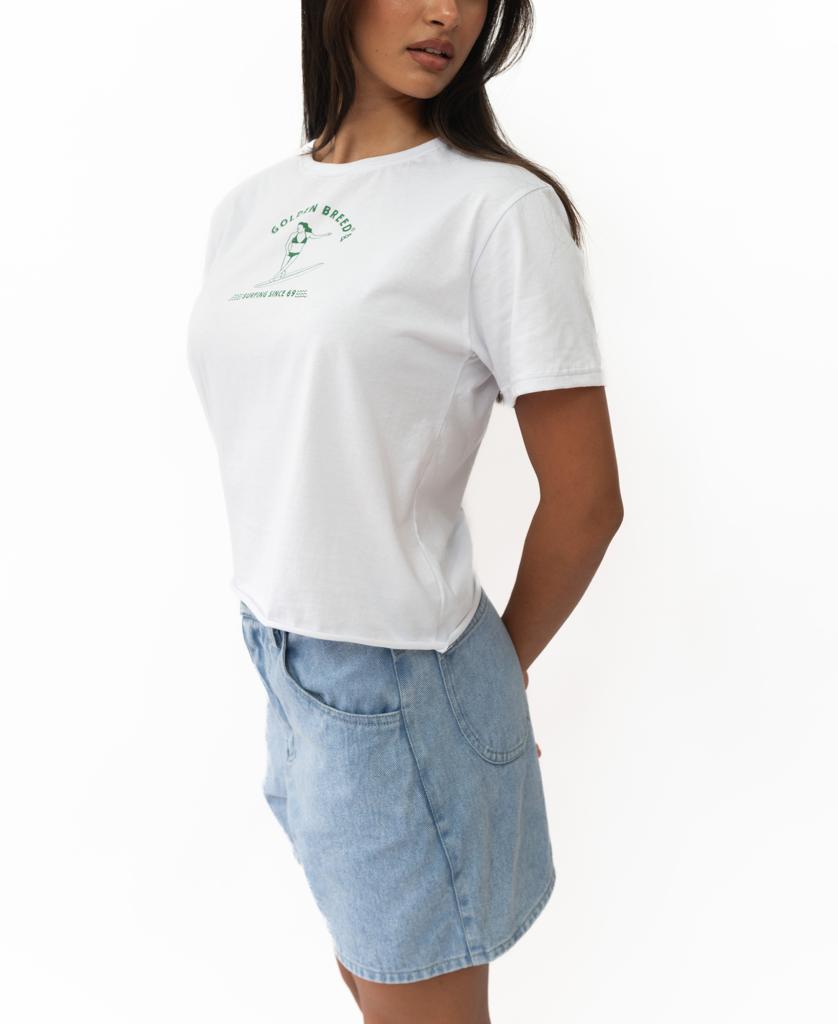 Surfer Girl Tee | White