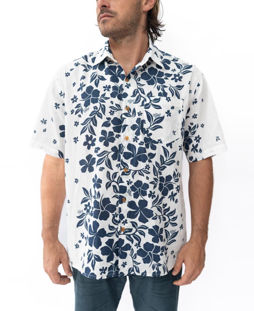 Vomo Floral Shirt | Off White