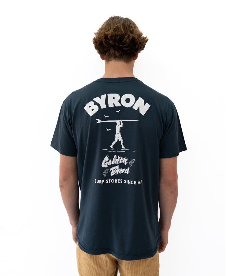Golden Breed Byron Shanty Tee | Navy - T-Shirts