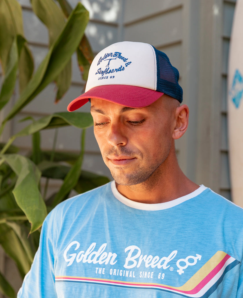 Golden Breed Gus Trucker Cap | Dark Denim - Trucker Hats