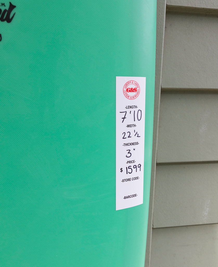 Golden Breed GB 7'10" Hi Liner | Vintage Green - Surfboards