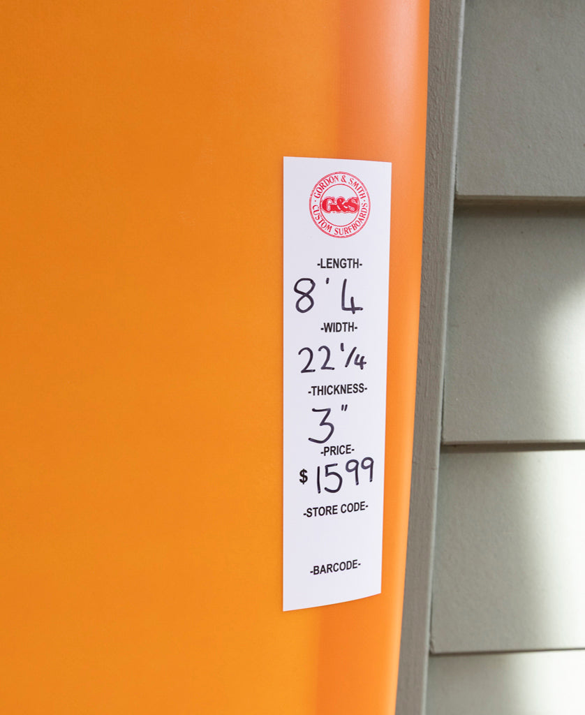 Golden Breed GB 8'3" Hi Liner | Vintage Orange - Longboard Surfboards