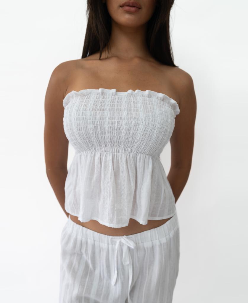 Addi Bandeau | White Stripe