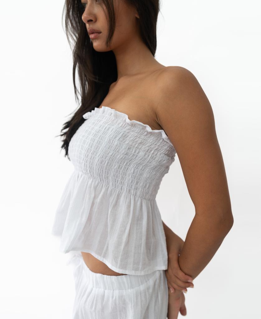 Addi Bandeau | White Stripe