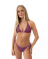 Ella Triangle Top | Plum / Pink